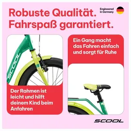 S'COOL niXe 18 Zoll RH 28 cm green/lime