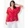 Inspirationen Druckbluse Erdbeere 44