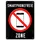 speecheese Smartphonefreie Zone Handy verboten Metallschild XL in 21x28 cm Handyfreie Zone Verbotsschild für Telefone um eine persönliche Atmosphäre in einem Raum zu schaffen