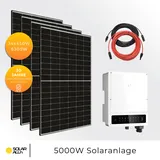 Solar ALLin 6160Wp/5000W (5kW) Hybrid PV-Anlage, WIFI, GoodWe, JA Solar