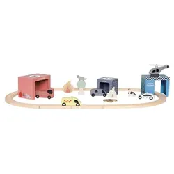 JaBaDaBaDo Spielbahnset Rettungsfahrzeuge