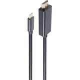 ShiverPeaks BS10-57025 1 m HDMI Typ A (Standard) USB Typ-C Schwarz