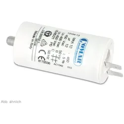 COMAR Motorkondensator FS (Flachstecker), 30μF, 450V, Flachstecker