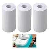 3pcs Thermopapier, Mini Drucker Aufkleber Für Smartphone, 53mm X 6,5m Tiny Printer, Fotodrucker Für Smartphone, Ideal Für Bluetooth Mini-Thermodrucker, Diy-Projekte, Notizen, Fotoausdrucke Und Mehr