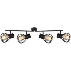 Design Decken Leuchte Ess Zimmer Balken Licht-Schiene Spot Käfig Lampe verstellbar
