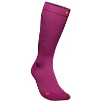 Bauerfeind Women's Run Ultralight Compression Socks Laufsocken, Berry, L, 41-43
