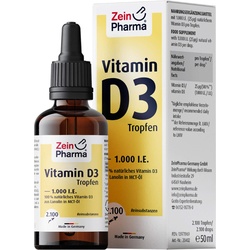 Zein Pharma, Vitamine + Nahrungsergänzung, Vitamin D3 Drop (1 Stück)
