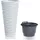 Prosperplast Sand Slim Ø 34,9 x 61,9 cm weiß