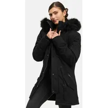 trueprodigy Julius F Damen Winterjacke hochschließender Kragen Schwarz S - Schwarz - S