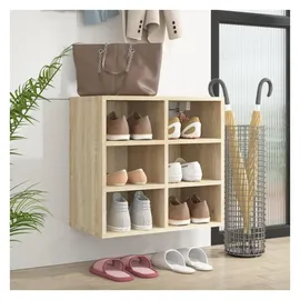 vidaXL Sonoma-Eiche Schuhregal 52,5 x 30 x 50 cm braun