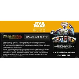 Fantasy Flight Games Star Wars Unlimited Umschalten auf Lichtgeschwindigkeit Booster Display
