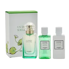 Hermès Un Jardin Sur Le Nil Eau de Toilette 50 ml + Body Lotion 40 ml + Shower Gel 40 ml Geschenkset