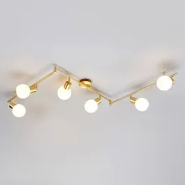 LINDBY Elaina 6-flg. Gold/Messing 180 cm