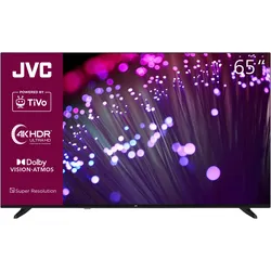 E (A bis G) JVC LED-Fernseher "LT-65VU3455" Fernseher schwarz LED Fernseher