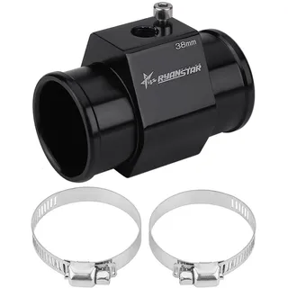 GOTOTOP Auto Wassertemperatur Temperatur Verbindungs Wassertemperatur Verbindungsrohr Motorrad Temperatursensor Adapter Wassertemperatur Adapter Rohr-Schlauch Sensor (38mm)