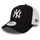 New Era Clean AFrame Trucker Cap schwarz Einheitsgröße