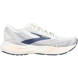 Brooks Adrenaline GTS 24 Damen Wide Grey/Blue Ribbon/Peach 35,5