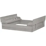 roba Sandkasten mit Deckel aufklappbar zu 2 Bänken, HxBxT: 21,5 cm