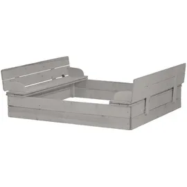 roba Sandkasten mit Deckel aufklappbar zu 2 Bänken, HxBxT: 21,5 cm