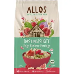 Allos Der Ungesüßte Feige-Himbeer-Porridge bio