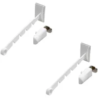 Ventanara® Kipp Regler für Fenster ohne Bohren Weiß 2er Set