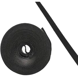 varivendo Fenster-Fliegengitter Klettband selbstklebend 5 x 9,5 cm Schwarz