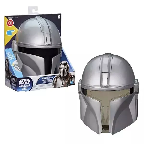 Hasbro: Star Wars The Mandalorian Interaktive Elektronische Maske – mit englischen Soundeffekten