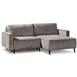 Ecksofa Hagen Cord Grau Greige
