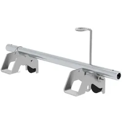 Einfallhaken Aluminiumleiter, Seilzugleiter, 2-teilig, Aluminium, natur
