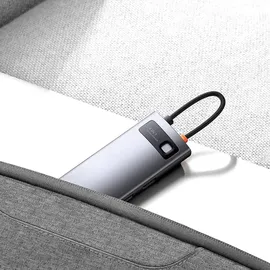 Baseus Metal Gleam 4in1 Hub, USB-C zu 3x USB 3.1 + USB-C PD + Ethernet RJ45