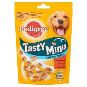 Pedigree Tasty Minis Cheesy Bites Kaas & Rund  6 x 140 g