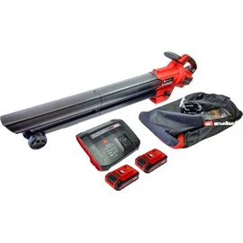 Einhell GE-CL 36 Li E Akku Laubbläser und -sauger 36 V ( 2x 18 V ) Power X-Change Brushless + 2x Akku 4,0 Ah + Ladegerät
