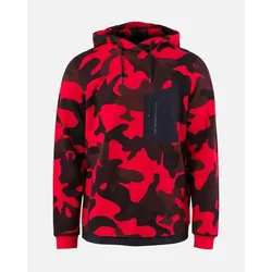 THE < MOUNTAIN > STUDIO Organic Cotton Camo Hood Men rot