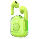 BLUE STAR PREMIER Kabellose Kopfhörer TWS Transparency Fi22 Bluetooth In-Ear-Kopfhörer 350mAh Grün