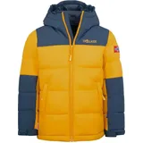 TROLLKIDS Narvik Pro Jacke - Golden Yellow / Mystic Blue - 140 cm