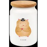 Mr. & Mrs. Panda Vorratsdose Hamster Hut - Weiß - Geschenk, Aufbewahrungsbehälter, lustige Sprüche, Küchenbehälter, Gute Laune, Tiermotive, Ma... - Weiß