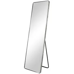 Standspiegel   Liya , silber , Metall , Maße (cm): B: 50 H: 170