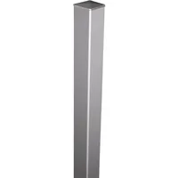 GROJA Zaunpfosten 6 x 6 x 190 cm Silbergrau/Aluminium