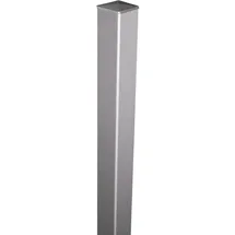 GROJA Zaunpfosten 6 x 6 x 190 cm Silbergrau/Aluminium