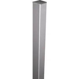 GROJA Zaunpfosten 6 x 6 x 190 cm Silbergrau/Aluminium