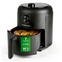 GOURMETmaxx Heißluftfritteuse | 2,3L Airfryer mit Timer, Touchscreen |