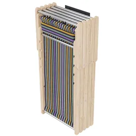 QLS Wandhalterung Stahl 36,5 x 40 x 6 cm Schwarz