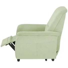 Polstermöbel Oelsa Fernsehsessel Sarah Flachgewebe 91 x 103 x 97 cm Grün elektrisch
