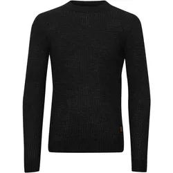Strickfleece-Pullover INDICODE "Strickpullover IDValerio", Herren, Gr. XXL, schwarz, Obermaterial: 50% Baumwolle CO. 50% Polyacryl PAN., Pullover