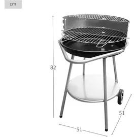 Aktive Holzkohlegrill schwarz