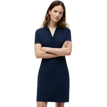 Tommy Hilfiger Polokleid Unifarben Blau L