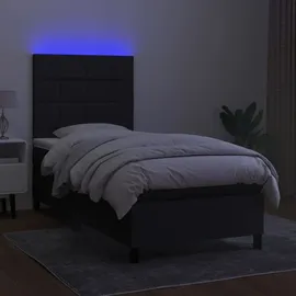 vidaXL Boxspringbett 100 x 200 cm Schwarz