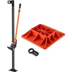 VEVOR Offroad Farm Wagenheber mit Basis 3,18t Heber Jack Traktor Fahrzeug 130,1-1380mm