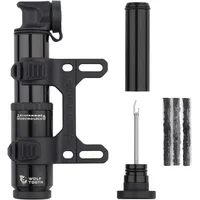 Wolf Tooth Encase Minipumpe 40cc mit Reifen Reparaturwerkzeug schwarz