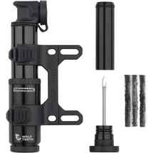 Wolf Tooth Encase Minipumpe 40cc mit Reifen Reparaturwerkzeug schwarz